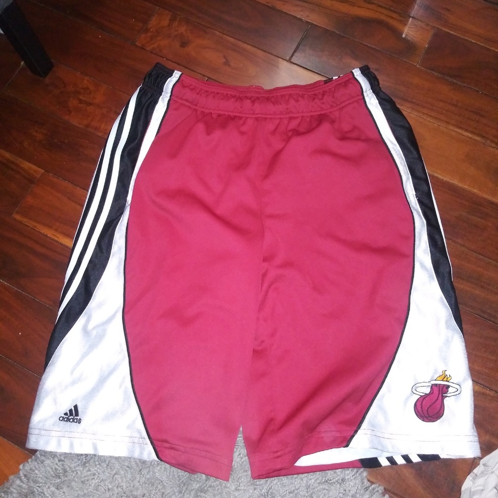 Miami Heat Adidas Basketball Shorts
